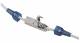 Goobay 79579 Tool-free cable connector ''slim'' CAT 6A, STP shielded - for connecting two network installation cables