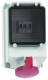 Bals 15141 Wandsteckdose GT abgesichert 63A 5p 400V 6h IP44 Geh.Gr:260x160