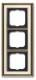 Busch Jaeger 2CKA001754A4655 BJ 1723-848 cover frame, MS antique ivory white, Busch-dynasty frame