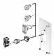 Schneider Electric NSYTT8CRN Schneider triangular lock insert 8mm for CRN and Thalassa PLM