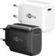 Goobay Single Fast Charger 25 W USB-C PD GaN fast charger black 1x USB-C port Power Delivery