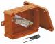 OBO Bettermann 7205754 OBO T160ED 10AF cable junction box for functional maintenance, pastel orange 