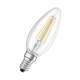 Osram 4099854065590 Ledvance LED CLASSIC B DIM CRI97 S 4.2W 927 FIL CL E14 470lm 2700K LED-Minikerze