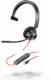 HP 8X215AA Poly Headset schwarzwire C3310 Mono USB-C/A