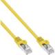 InLine® Patchkabel, F/UTP, Cat.5e, gelb, 0,3m