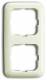 Busch Jaeger 2CKA001725A0555 BJ 2512-212 Rahmen 2-fach Busch-Duro 2000 SI weiß