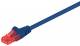 Goobay 68452 CAT 6 patch cable, U/UTP, blue - CCA copper mixture