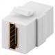 Goobay 90856 HDMI KeyStone module with HDMI double socket - for connecting HDMI cables laid in the wall