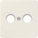 JUNG 561TV cover 2Loch, f.Antennen socket CD white