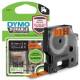 Dymo ID Label - 12.70 mm Width x 3.05 m Length - Black, Orange