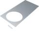 Hager BKAD400R12 Stamped round cover 306 mm sealable steel BKFD/BKWD 400x800