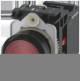Siemens 3SU11060AB203CA0 3SU1106-0AB20-3CA0 Leuchtdrucktaster 22 mm rund Kupplung rot 1Ö AC230V
