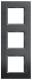 Legrand LNA4802M3AR BTicino Light Rahmen anthrazit 3x2 mod