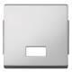 Merten 343860 Wippe mit Fenster rechteckig aluminium AQUADESIGN