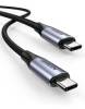 UGREEN 80150 US355 USB-C auf USB-C Ladekabel 240W PD3.1 10Gbps Datentransfer 4K@60Hz Video Output Nylongeflochten 1m schwarz