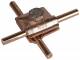 Dehn + Soehne 390057 Dehn MV terminal Cu for Rd 8-10 mm,