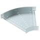 OBO Bettermann 6036210 RB 45 860 FS Bogen 45° für Kabelrinne horizontal
