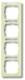 Busch Jaeger 2CKA001754A4098 BJ 1724NSKA-212 Rahmen 4f linear senkrecht Busch-Duro 2000 SI weiss