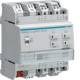 Hager TYAS624D Rollladen-/Jalousieaktor 4fach KNX Secure 24VDC