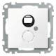 Merten 469125 central plate for BNC/TNC socket active white glossy system M