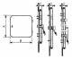 Schneider Electric NSYVA2712MA Schneider PLASTIC WINDOW 78X235X25
