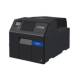 Epson C31CH76102BK ColorWorks C6000 Series Farbetikettendrucker mit Cutter, 108 mm Druckbreite, 85 mm/s Druckgeschwindigkeit, Ethernet und USB, schwarz