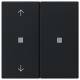 GIRA 5108005 KNX RF control panel 2f arrows System 55 black m