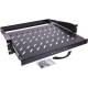 InLine® 48,3 cm ( 19 Zoll ) Fachboden ausziehbar, 350mm, 30kg, 2HE, RAL 9005 schwarz