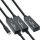 InLine® USB 3.2 Gen.1 active extension, USB-C male to USB-C female, 15m