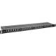 InLine® 48,3 cm ( 19 Zoll ) Patchfeld Cat.6A 0,5 HE 24-fach, mit Staubschutz, schwarz
