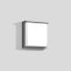 BEGA Gantenbrink 24132AK3 Wandleuchte, silber, 3000 K
