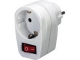 1 Power Outlet Plug Adapter Brennenstuhl. + Switch white