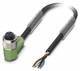 Phoenix Contact 1681389 Phoenix SAC-4P-10,0-PUR/M12FR Sensor-/Aktor-Kabel Buchse gewinkelt M12