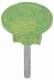 Dehn + Soehne 478099 Dehn SKRD10FL30X3.5GRGEPVC protective cap for Rd 10mm/Fl 30x3.5mm gr/y