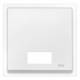 Merten 433719 rocker with window rectangular IP44 polar white system M