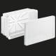 Kaiser 1092-27 mounting enclosure 240x142x102 mm with mineral fiber plate