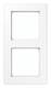 JUNG AC582BFWW frame 2gang Serie A, Creation Alpine white