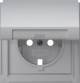 Gira 492265 cover SCHUKO socket flap cover TX_44 color Alu