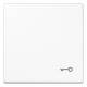 Jung LS990TWW For rocker switch with door icon, LS 990 T WW alpine white