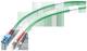 Siemens 6XV18435EH100AB0 6XV1843-5EH10-0AB0 MM FO Cord BFOC/LC 50/125 1xLC D-Stecker u.2xBFOC 1,0m