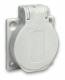 Schneider Electric PKS51G Schneider Schukosteckdose grau 2p+E 10/16A 250V für DE IP54 50x50mm