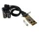 IO Exsys PCI 16x Seriell DB9 (EX-41016-2) LP+++ inkl. Low-Profile Slotblech