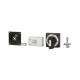 Moeller 100675 EATON NZM1-XTVDV-0-NA door coupling rotary, lockable handle o.Achse 