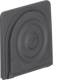 Hager WNA691 pipe and cable entry W.1 IP55 grey