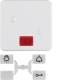 Hager WWW1339PW Wippe anschraubbar mit 5 beiliegenden Linsen WG UP IP44 pws