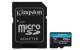 Kingston SDCG4/256GB 256GB microSDXC Canvas Go Plus Gen4 200MB/s A2 U3 V30 Card + Adapter