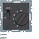 Berker 20316086 Temperaturregler 24 V Ö Z-Stück Wippschalter mit LED Q.x anthrazit samt