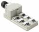 Weidmüller sensor / actuator passive distributor, SAI-6-M 4P M12 full metal bushings 6