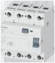 Siemens 5SV44450 5SV4445-0 RCD circuit breaker 4p Type AC In:125 A 100 mA Un AC:400 V