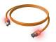 ZVK EasyLan KupferPatchkabel Kat6A LED Kat 6A gesch.orange 5,0m CS1OOADAD0050